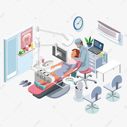 卡通牙科辅助材料 免费矢量素材助力临床保健科普